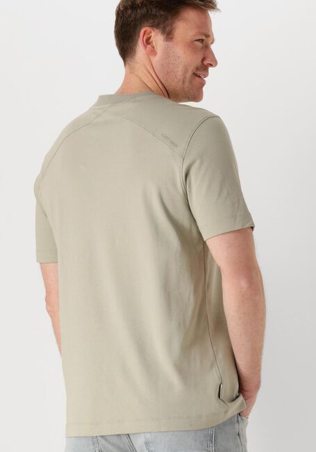 CAST IRON T-shirt SHORT SLEEVE R-NECK REGULAR FIT INTERLOCK en vert - large