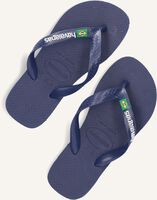Blauwe HAVAIANAS Slippers BRASIL LOGO KIDS Blauwe HAVAIANAS Slippers BRASIL LOGO KIDS - medium