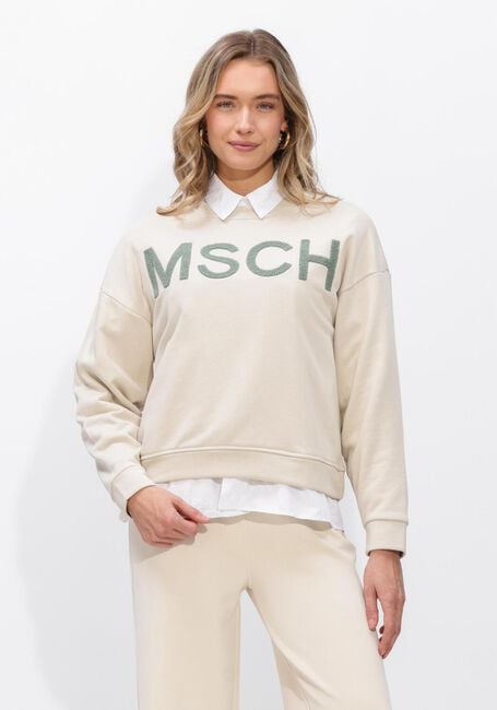 Ecru MSCH COPENHAGEN Sweater MSCHMELA BRIENA MSCH SWEATSHIRT - large