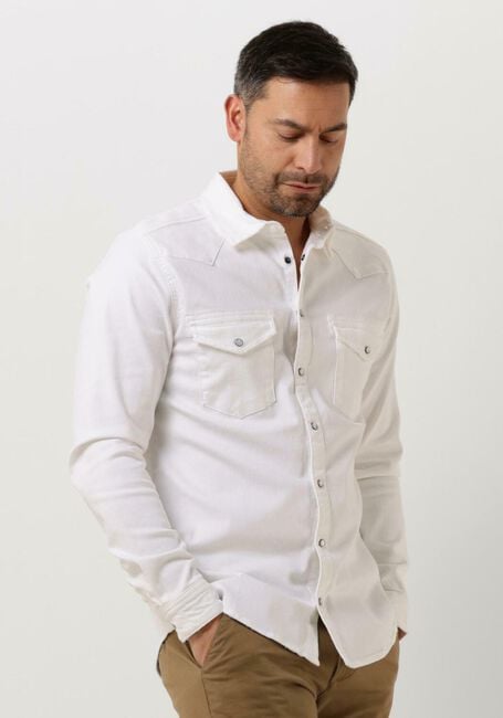 PUREWHITE DENIM SHIRT WITH PRESSBUTTONS AND POCKETS ON CHEST - large
