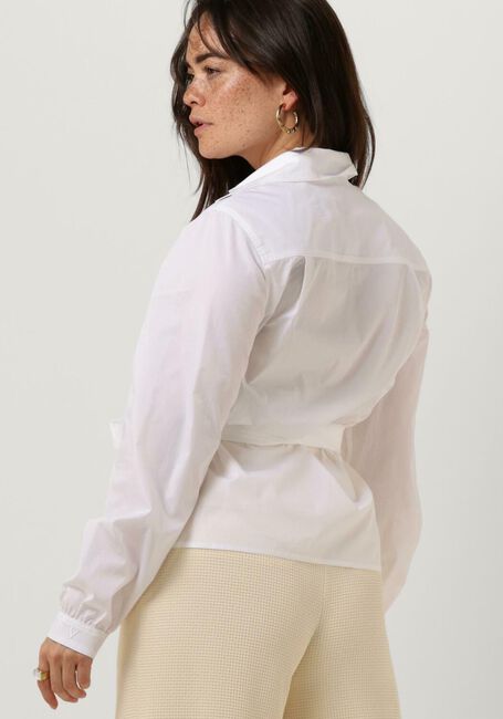 VANILIA COTTON POPLIN WRAP Blouses en blanc - large