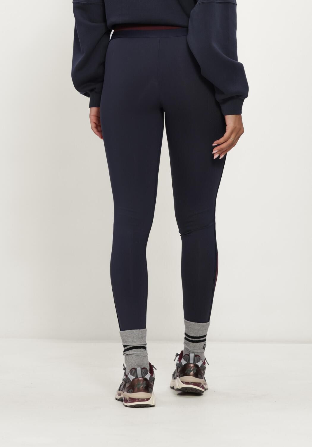 Donkerblauwe DEBLON SPORTS Broeken/jumpsuits LIV LEGGINGS - large