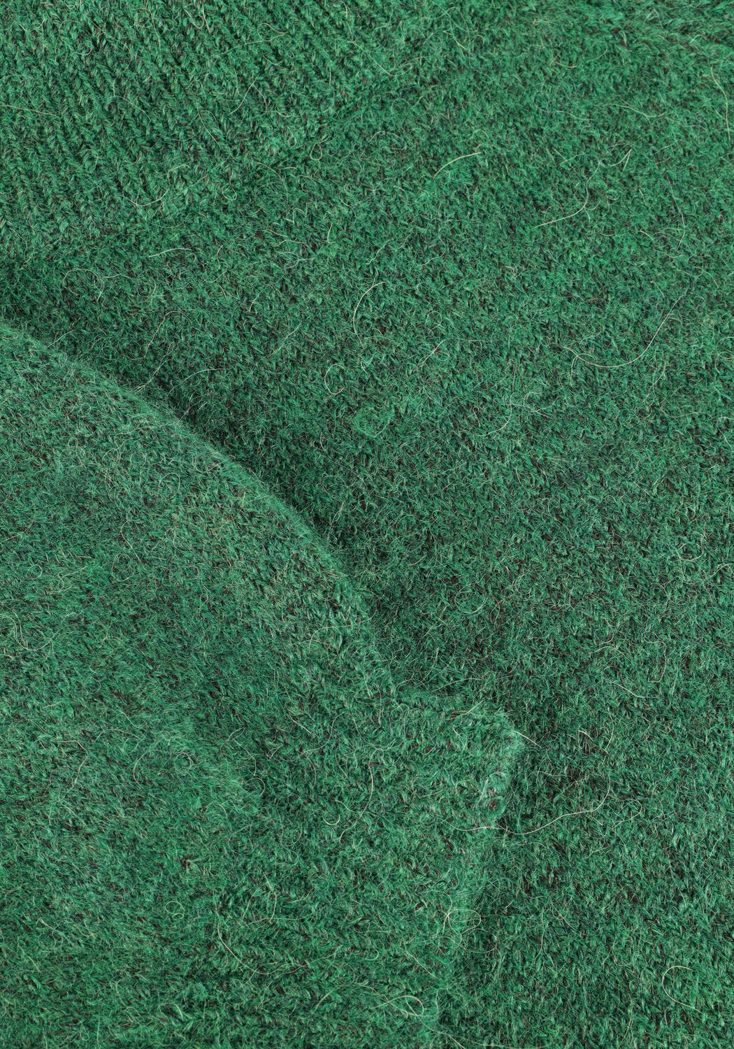 Y.A.S. Robe midi YASBALIS LS FUNNEL KNIT DRESS en vert - large