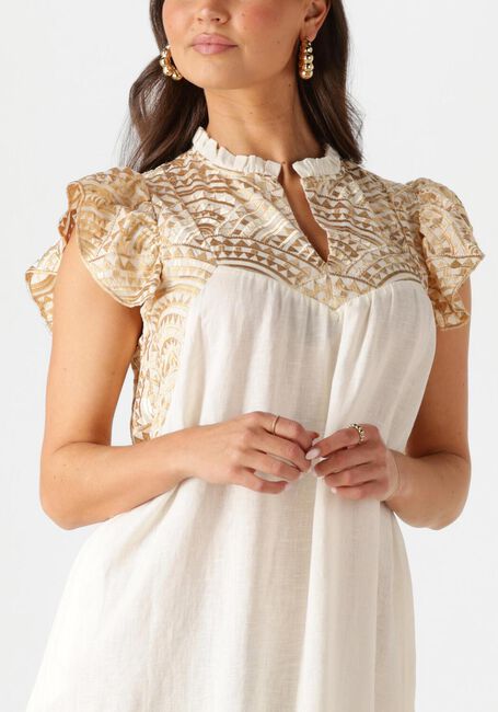 GREEK ARCHAIC KORI Robe maxi 231097 Blanc - large