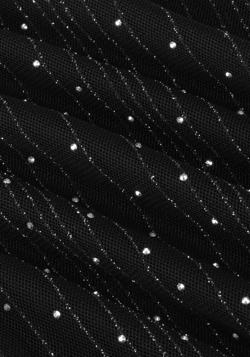 Zwarte NUKUS Top PUCK TOP STRASS - large