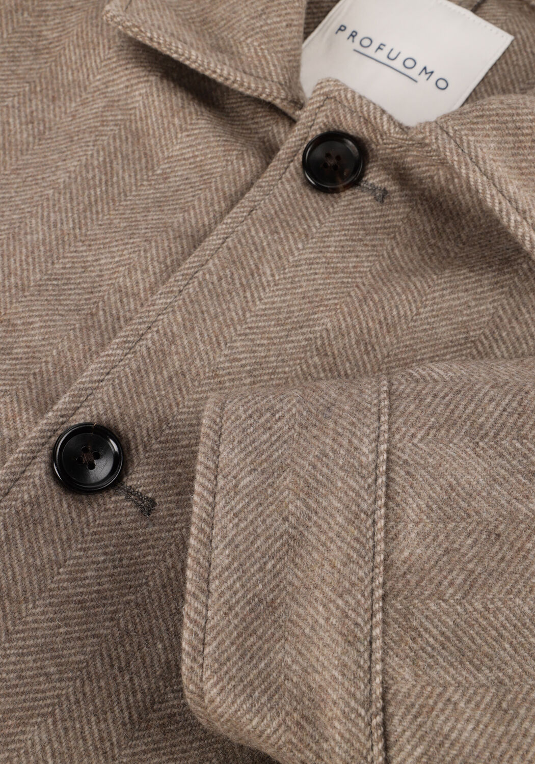 PROFUOMO Surchemise OVERSHIRT HB SMALL en beige - large