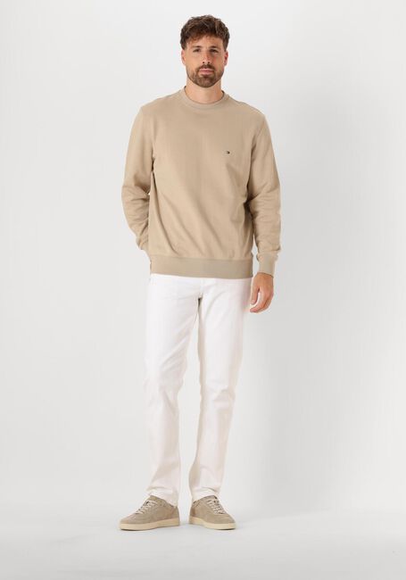 TOMMY HILFIGER Pull ESSENTIAL TERRY CREWNECK Kaki - large