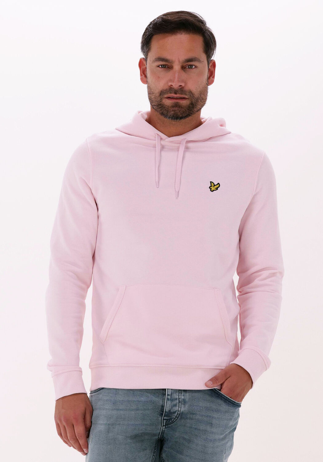 Lichtroze LYLE SCOTT Truien vesten PULLOVER HOODIE Omoda