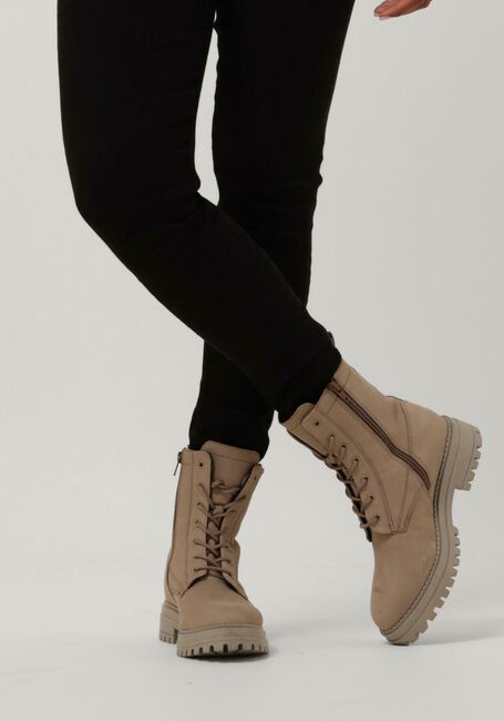 OMODA Bottines à lacets LPLUNA-14 en taupe - large