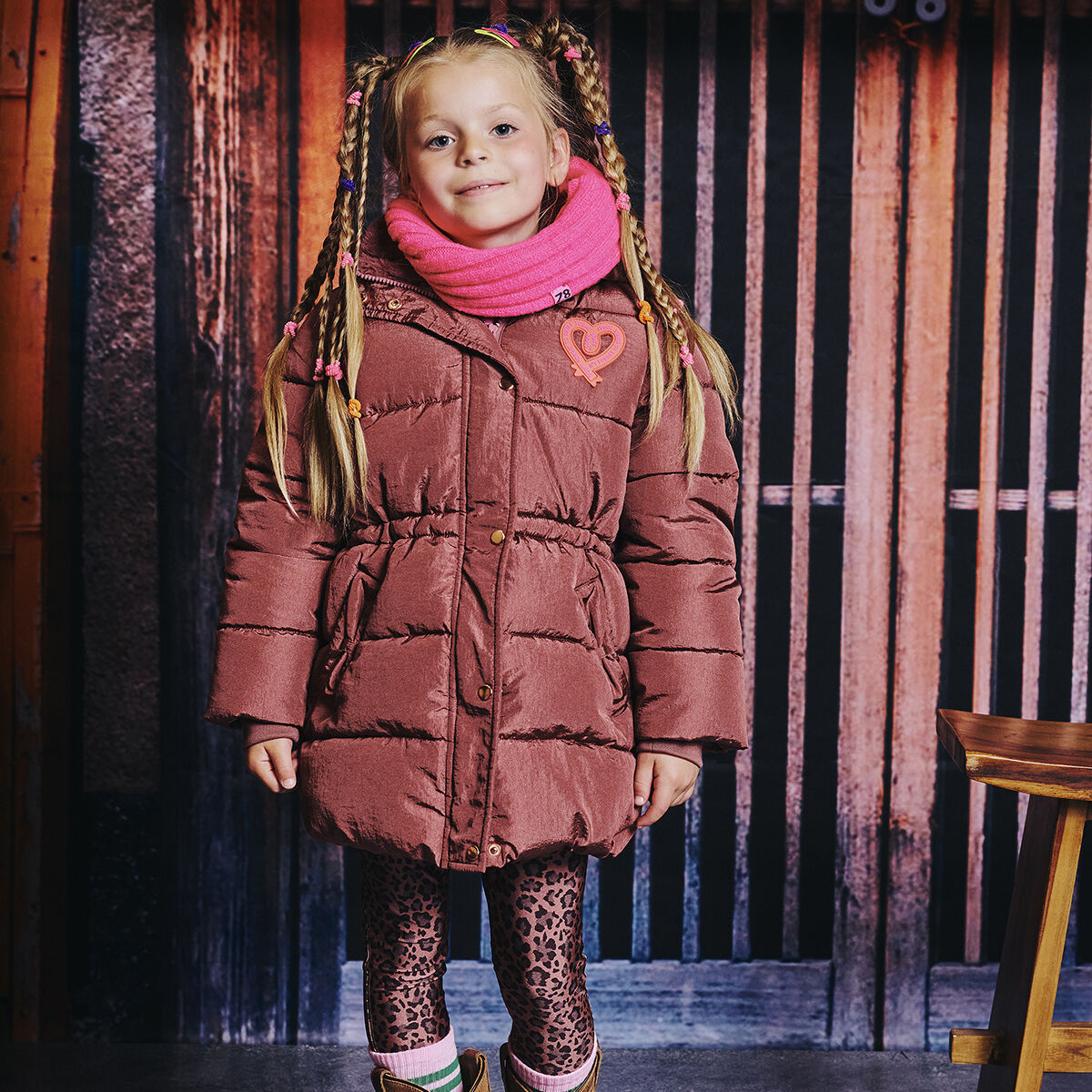 Bordeaux Z8 Gewatteerde jas MAIDA - large