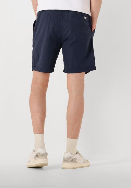FORÉT Pantalon courte HUSH SEERSUCKER SHORT Bleu foncé - large