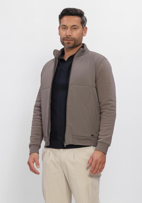 GENTILUOMO Jack JACKET MATERIAL MIX en marron - large