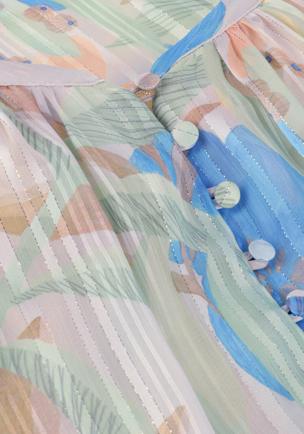 MOS MOSH Mini robe QUEEM BOTANIC DRESS Sable - large