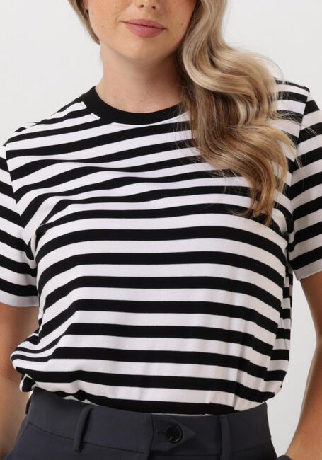 SUMMUM T-shirt SHORT SLEEVE TOP CLASSIC COTTON TEE en noir - large
