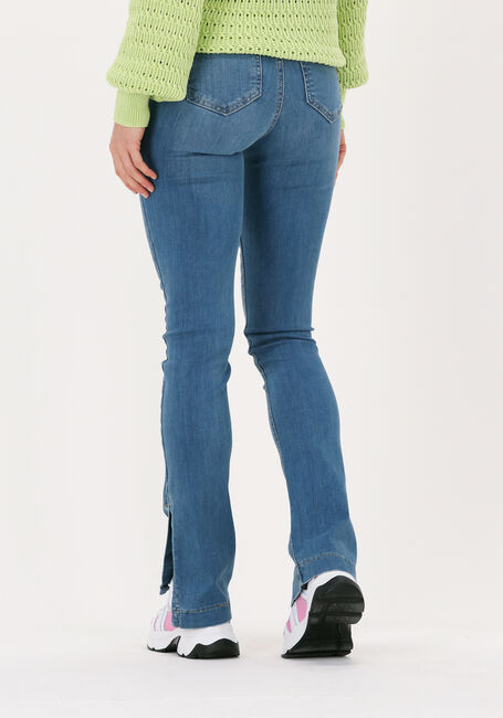NA-KD Skinny jeans SIDE SLIT SKINNY JEANS en bleu - large