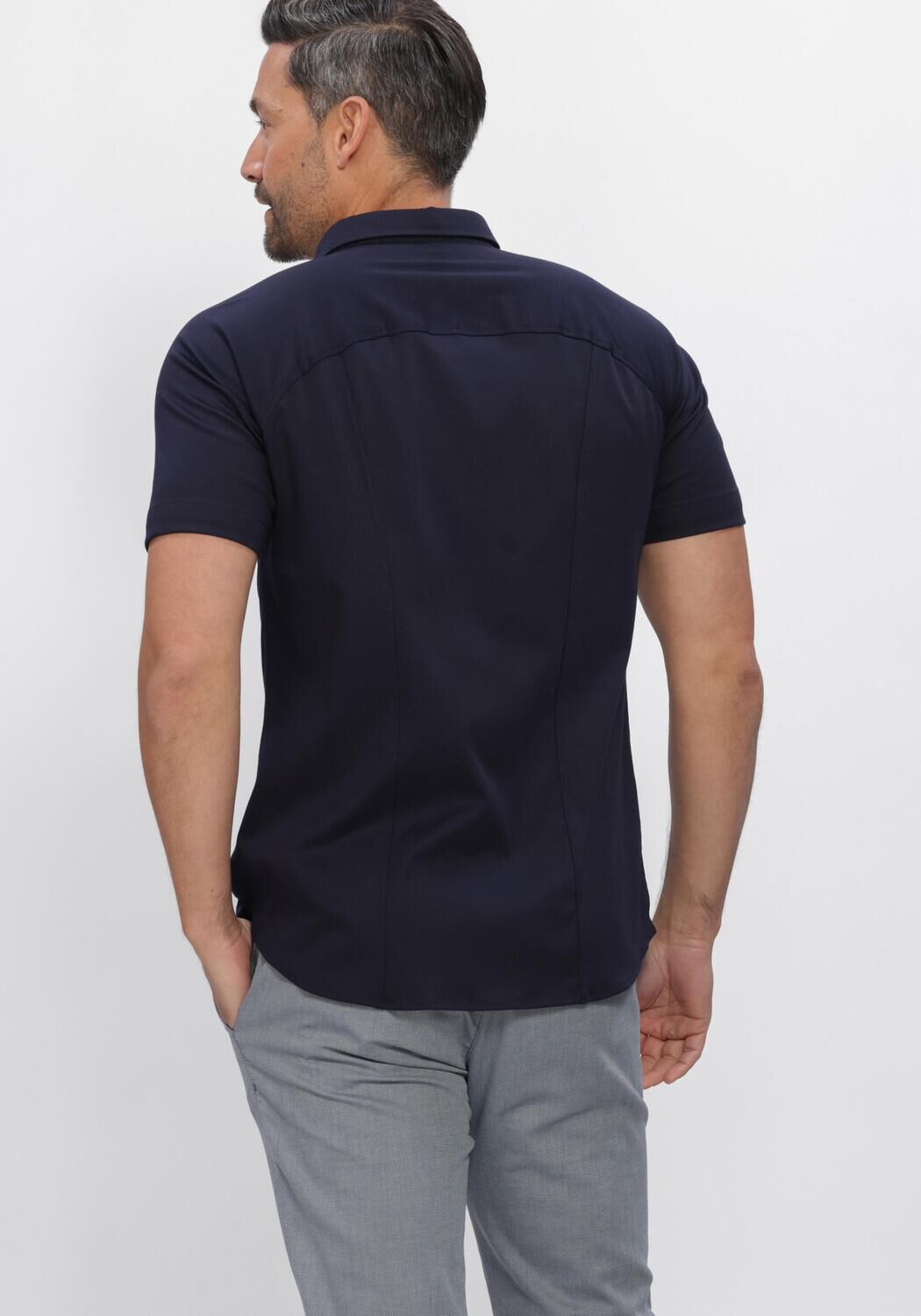 DESOTO Chemise d&eacute;contract&eacute; MODERN BD 1/2 Bleu fonc&eacute; - large