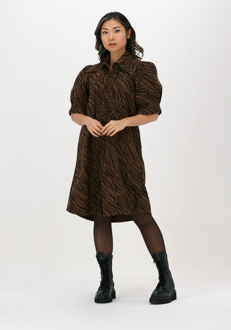 GESTUZ Mini robe ABENA GZ DRESS en marron - large