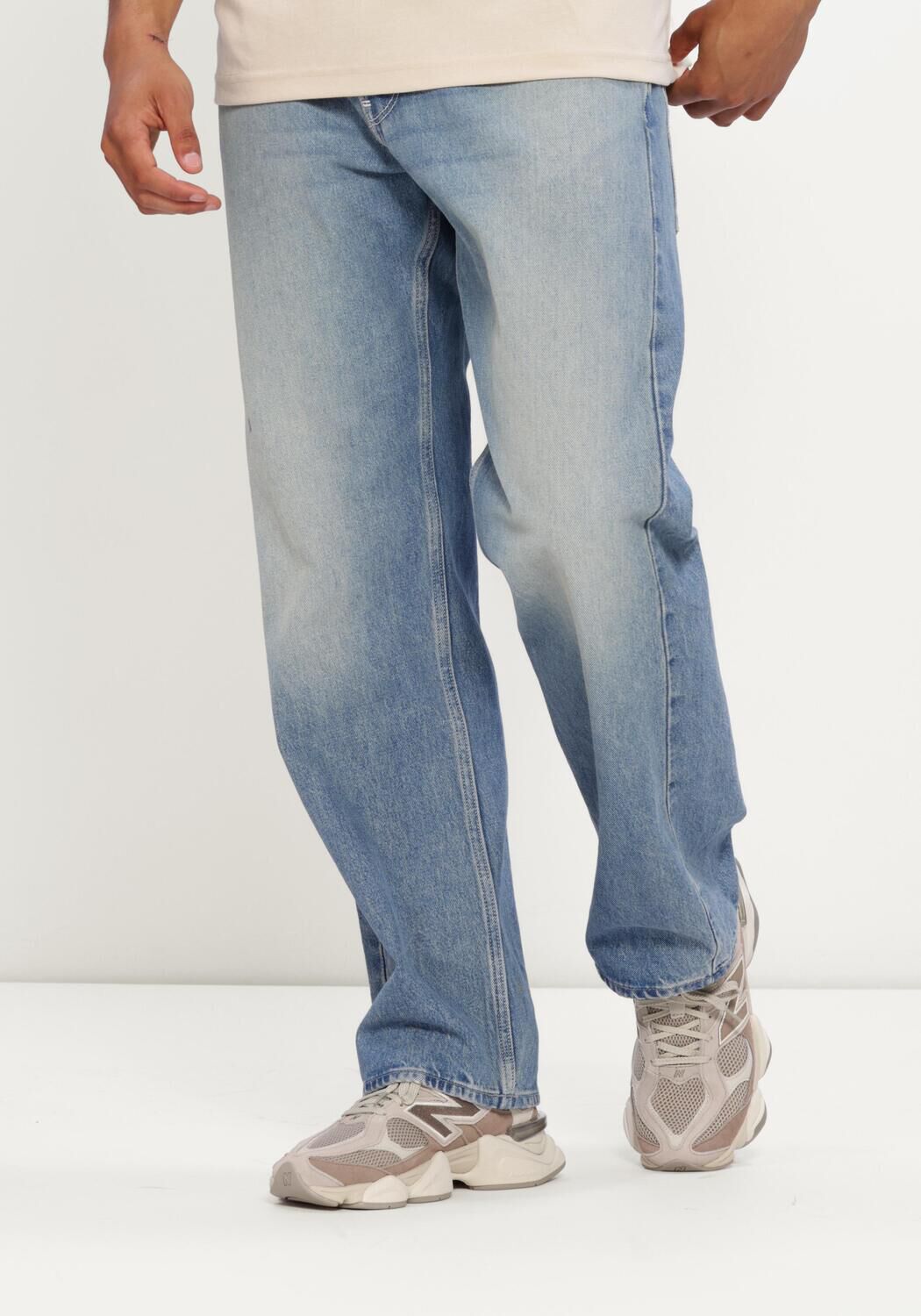 Lichtblauwe G-STAR RAW Straight leg jeans DEEGGIE RELAXED STRAIGHT - large