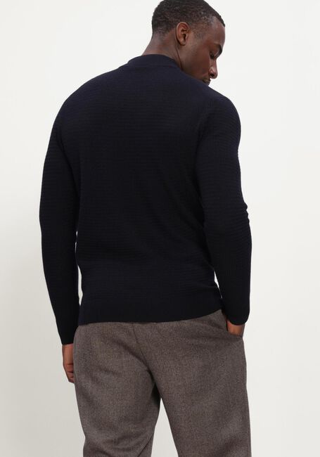 GENTILUOMO Pull TURTLE LS Bleu fonc&eacute; - large