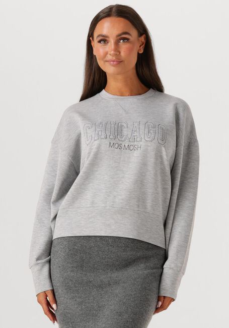 MOS MOSH Chandail MMRENZI O-LS SWEATSHIRT Gris clair - large