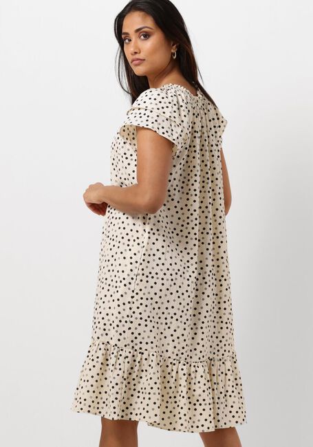 CO'COUTURE Mini robe SUNRISE CROPPED DOT DRESS Cr&egrave;me - large