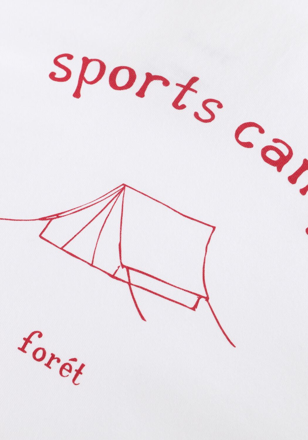 FOR&Eacute;T T-shirt SPORTS T-SHIRT en blanc - large