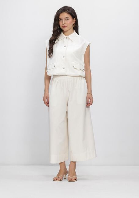 Witte MSCH COPENHAGEN Broeken/jumpsuits MSCHJOSILYN HW SKIRT PANTS - large