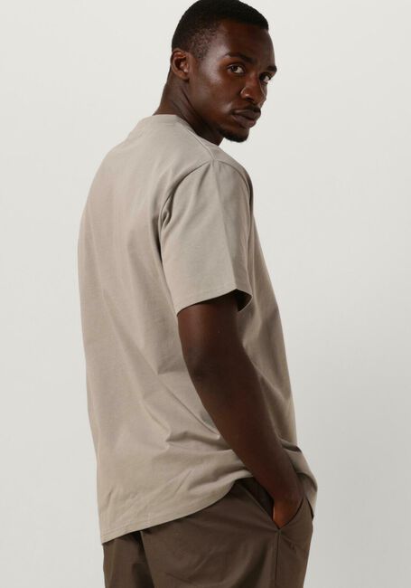 WOODBIRD T-shirt WBBAINE BASE TEE en taupe - large