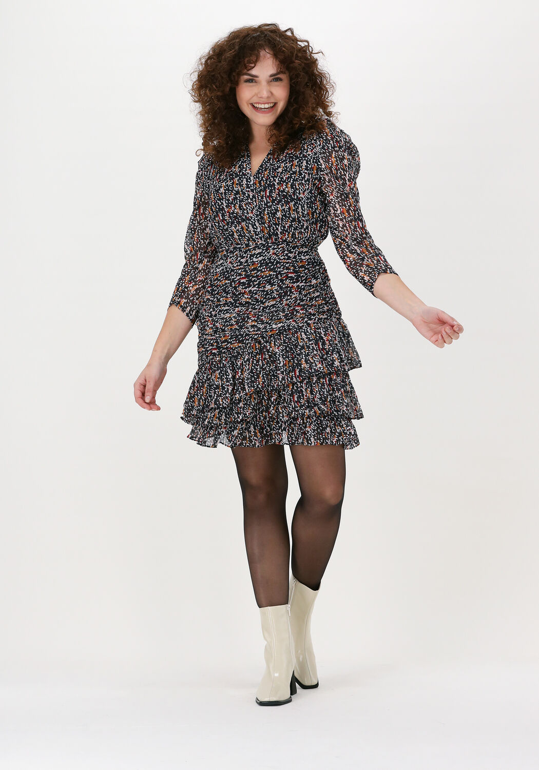 SUNCOO Mini robe ROBE CARLIE en noir Omoda