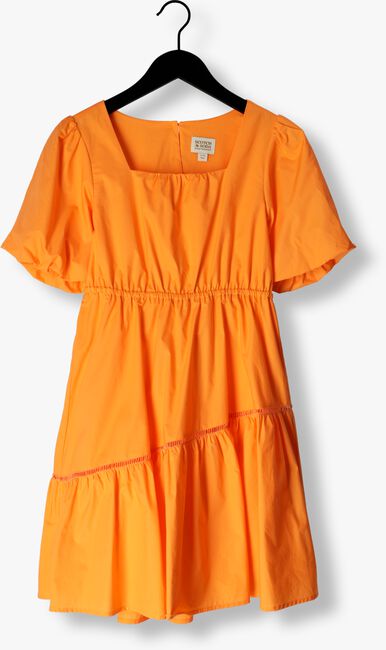SCOTCH & SODA Mini robe VOLUMINOUS TAPE DETAIL DRESS en orange - large