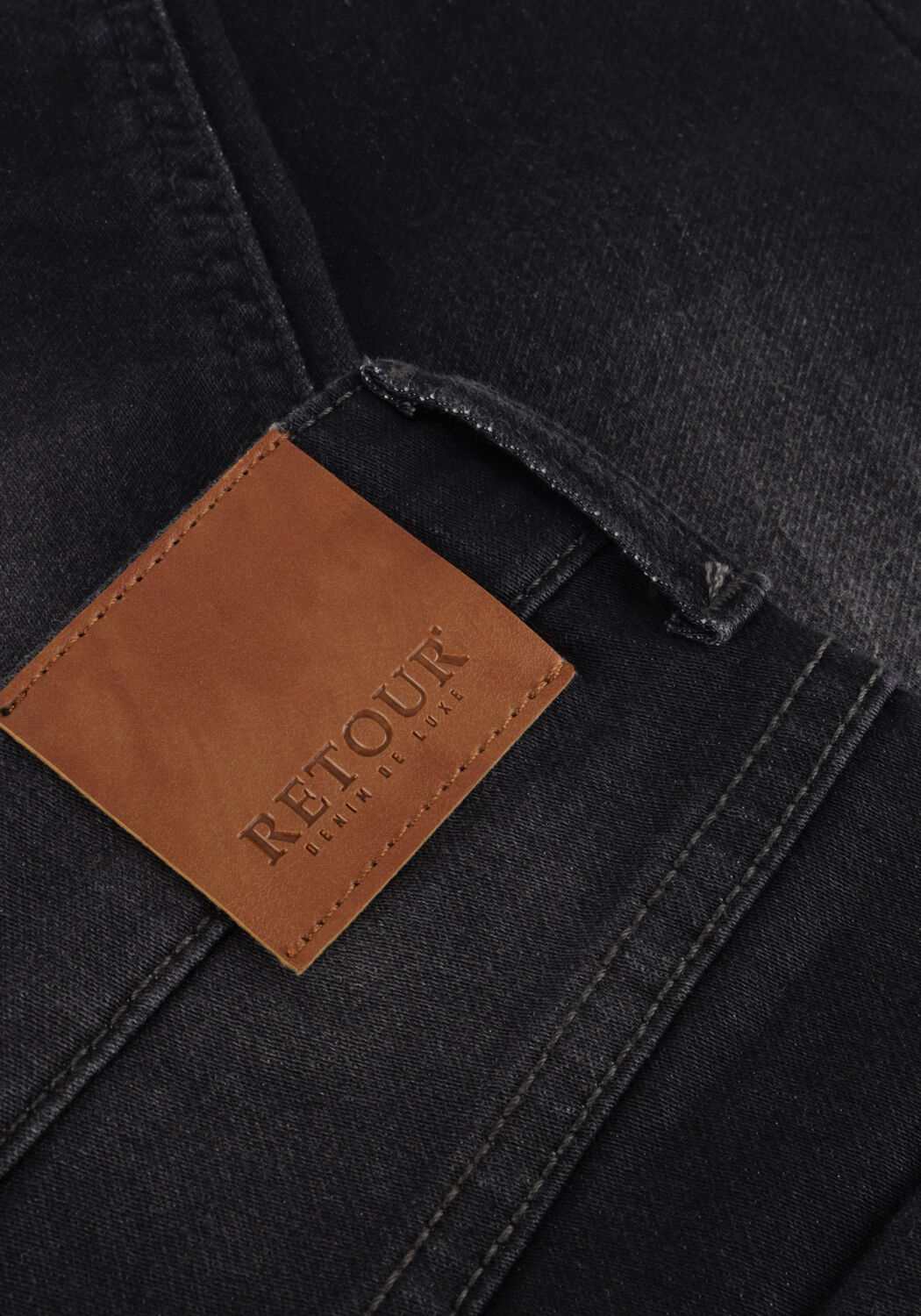 RETOUR Slim fit jeans LUIGI CHARCOAL GREY en gris - large