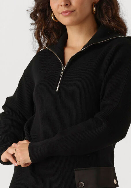 Zwarte LIU JO Mini jurk ECS ABITO MAGLIA - large