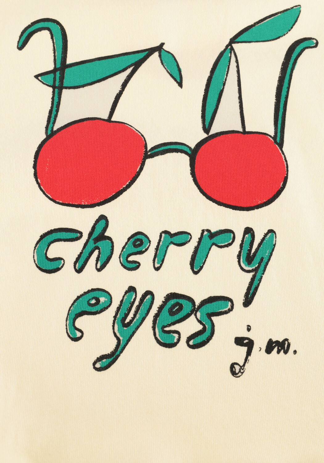 Jelly Mallow Haut CHERRY FRILL SLEEVELESS T-SHIRT &Eacute;cru - large