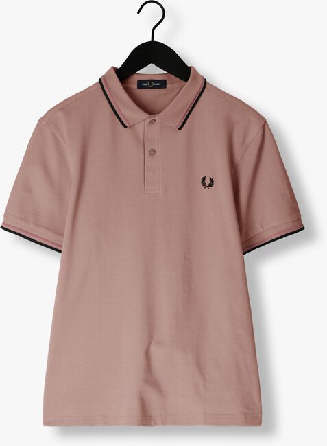 FRED PERRY Polo THE TWIN TIPPED FRED PERRY SHIRT Rose clair - large