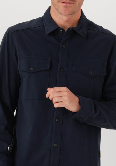 Blauwe G-STAR RAW Casual overhemd MARINE JERSEY SHIRT L\S - large