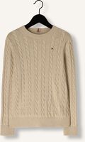 TOMMY HILFIGER Pull CABLE SWEATER en beige TOMMY HILFIGER Pull CABLE SWEATER en beige - medium