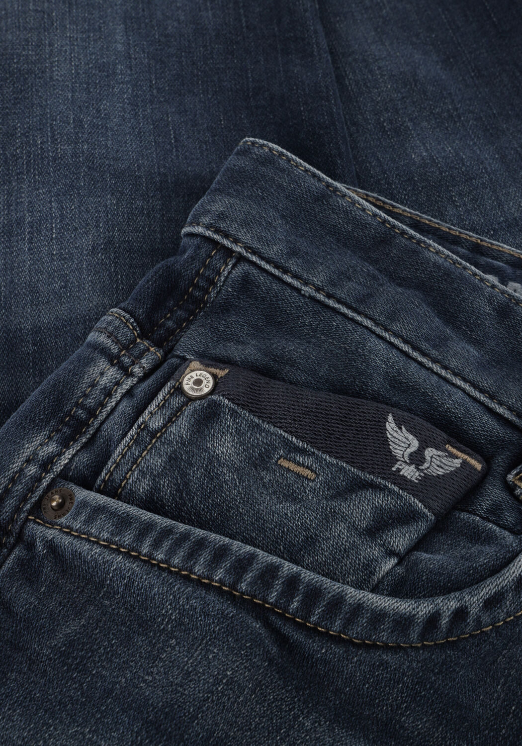 Donkerblauwe PME LEGEND Slim fit jeans COMMANDER 3.0 - large