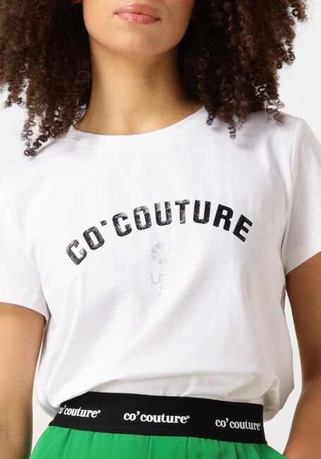 Witte CO'COUTURE T-shirt COCO LJ GLITTER TEE - large