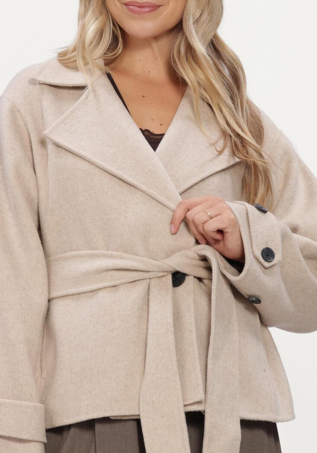 INWEAR Jack ZILLAIW SHORT COAT en beige - large