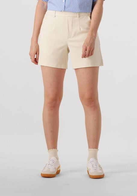 Beige OBJECT Broeken/jumpsuits OBJLISA MW RE SHORTS - large