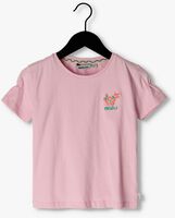 Roze MOODSTREET T-shirt T-SHIRT WITH FANCY SLEEVE AND EMBROIDERY - medium