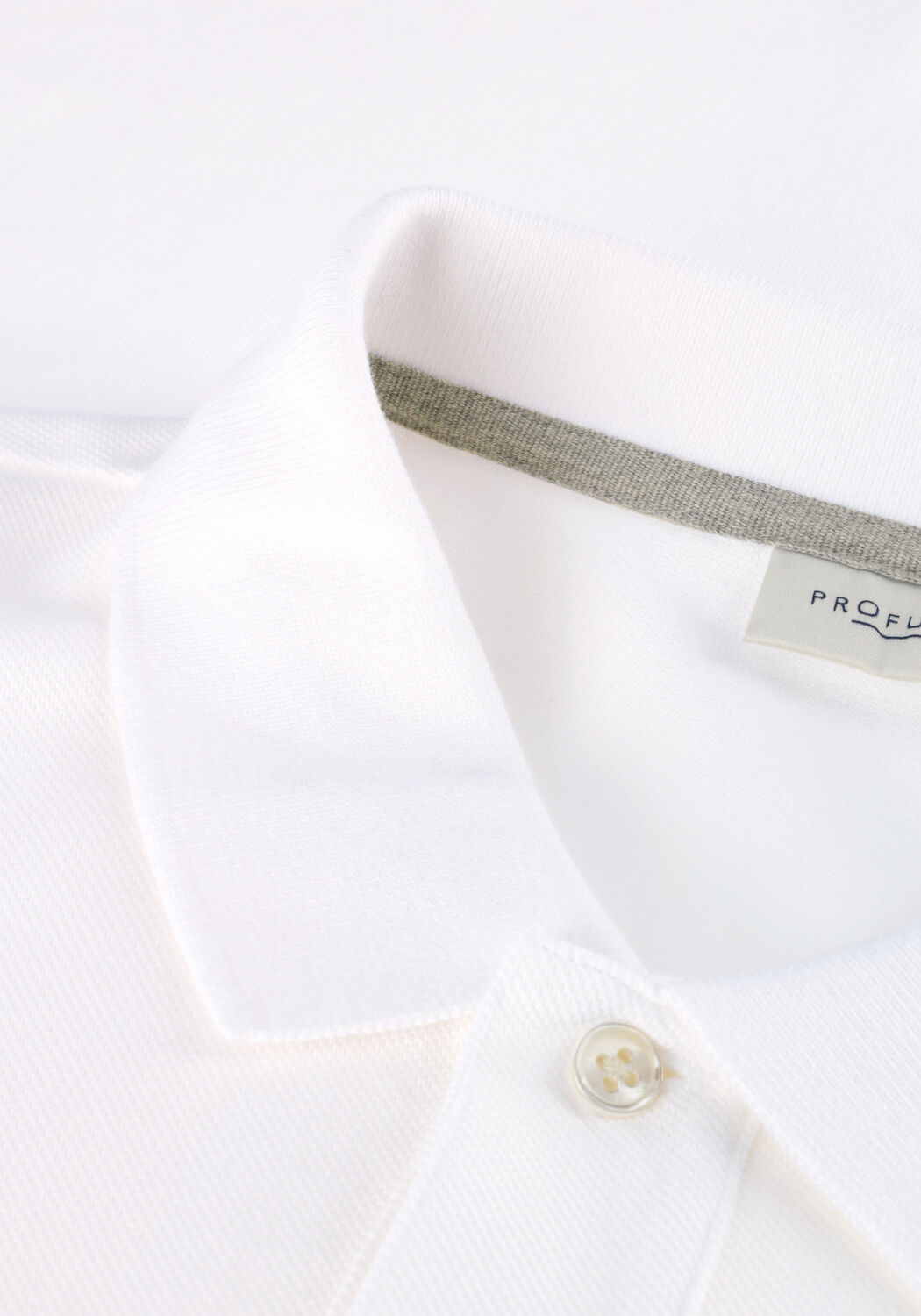 PROFUOMO Polo POLO SHORT SLEEVE en blanc - large
