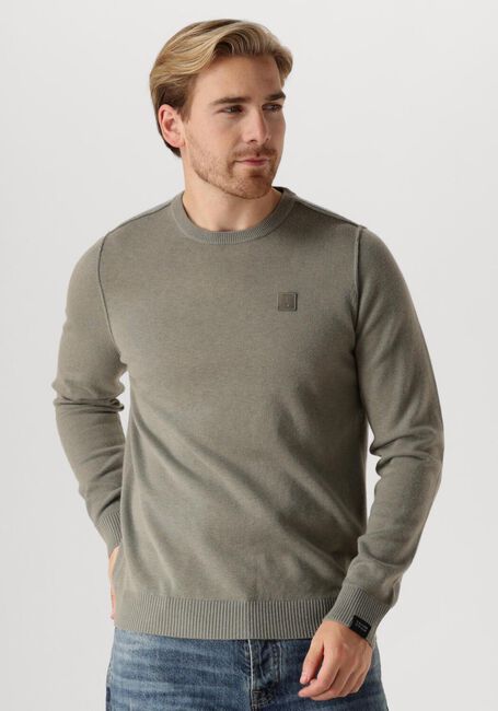 BUTCHER OF BLUE Pull CLIFDEN CREW en vert - large