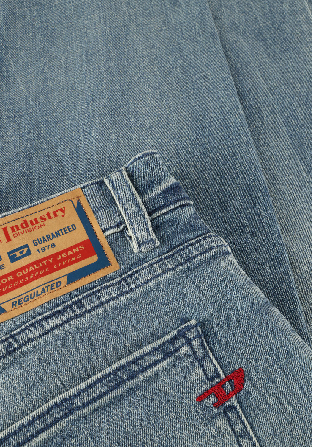 Blauwe DIESEL Slim fit jeans 2019 D-STRUKT - large