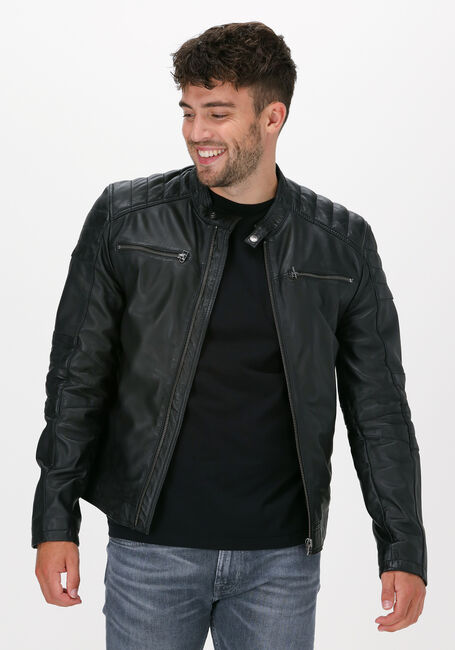 GOOSECRAFT Veste en cuir JACKET965 en noir - large