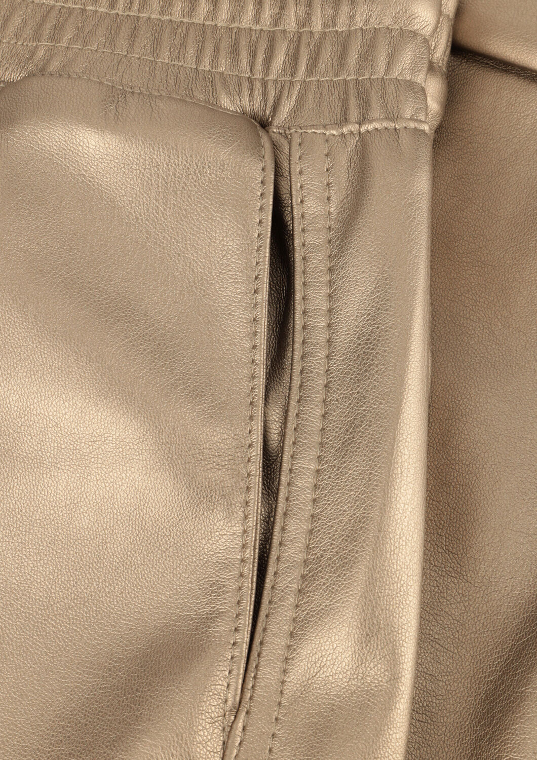 Grijze NUKUS Pantalon PARIS PANTS PU - large