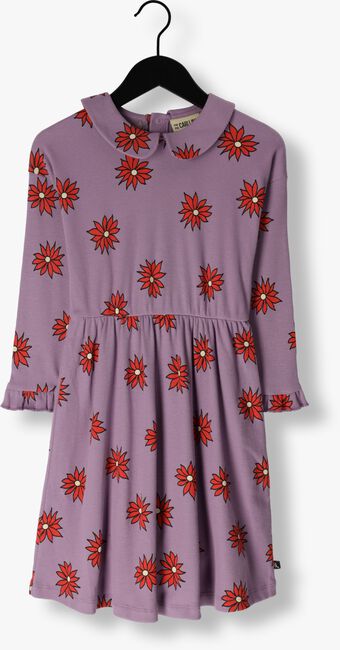 CARLIJNQ Robe midi DAHLIA- DRESS LONGSLEEVE en violet - large