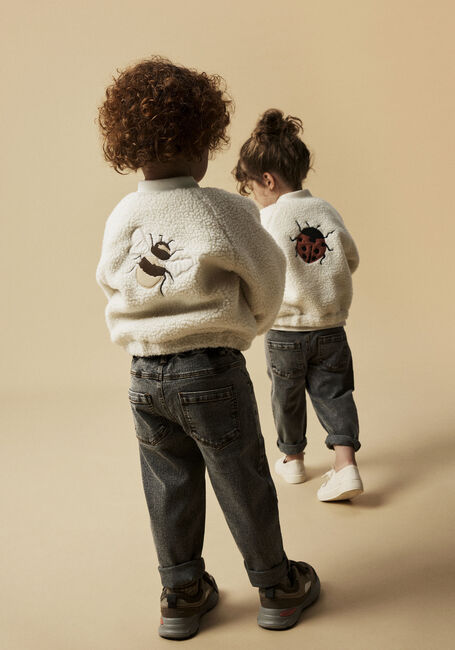 LIL' ATELIER Jack NMNLAJO BOMBER JACKET LIL en blanc - large
