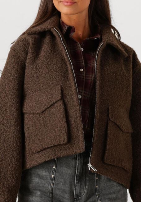 Bruine CIRCLE OF TRUST Teddy jas REESE JACKET - large