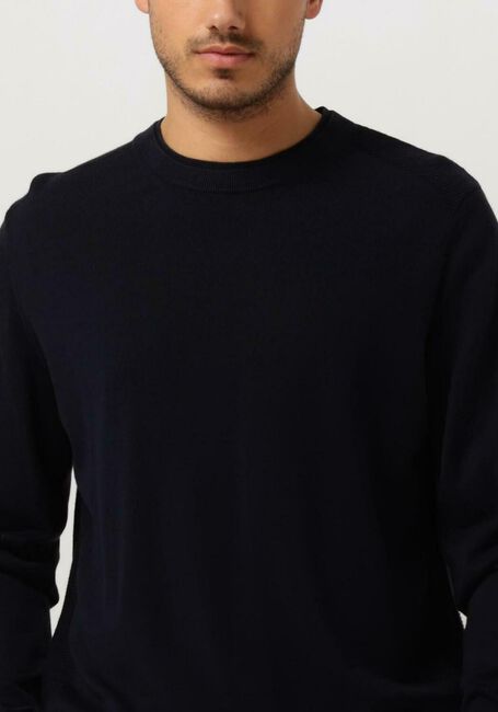 Donkerblauwe VANGUARD Trui CREWNECK COTTON MODAL - large